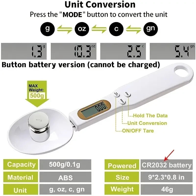 Handy Kitchen Spoon Scale